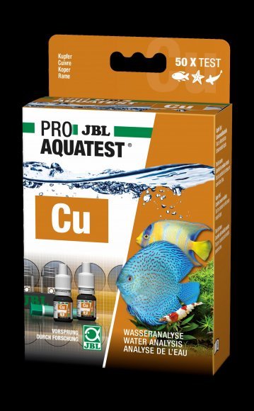 JBL ProAquaTest Cu Copper - Экспресс-тест для определения содержания меди в пресной и морской воде, примерно на 50 измерений