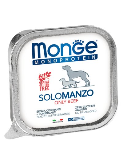 Monge Monoprotein (Монопротеин) - Консервы для собак паштет из говядины 150 г