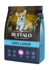 Mr.Buffalo Puppy and Junior - Сухой корм для щенков, с Индейкой