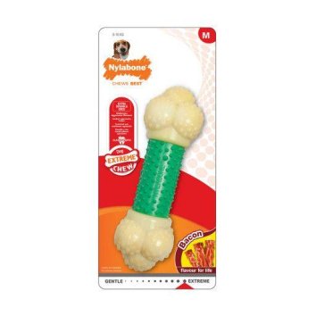 Nylabone - Косточка для собак экстра-жесткая , аромат бекона