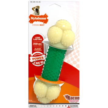Nylabone - Косточка для собак экстра-жесткая , аромат бекона