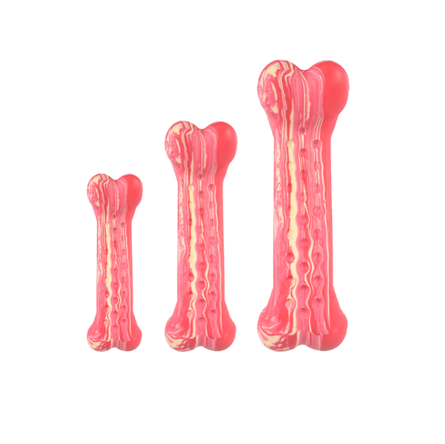 Flamingo - Игрушка для собак, Кость из резины с ароматом говядины
