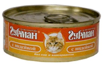 Четвероногий Гурман - Мясное ассорти для кошек с индейкой