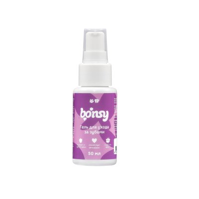 Bonsy - Гель для ухода за зубами кошек и собак, 50 мл Bonsy - Гель для ухода за зубами кошек и собак, 50 мл
