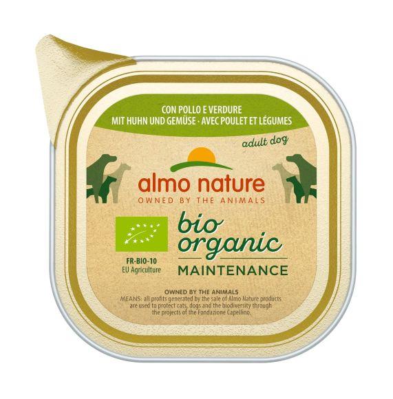 Almo Nature Bio Organic - Паштет для собак с Курицей и Овощами