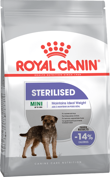 14674.580 Royal Canin Mini Sterilised - Syhoi korm dlya kastrirovannih sobak malih porod 3 kg kypit v zoomagazine «PetXP» Royal Canin Mini Sterilised - Сухой корм для кастрированных собак малых пород 3 кг