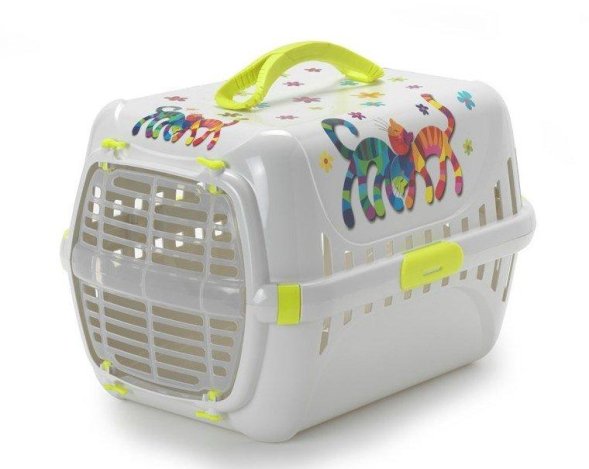 Moderna Trendy - Переноска с пластиковой дверцей, 49,4x32,2x30,4 см, лимонно-желтый (Runner)