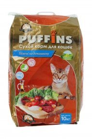 Puffins Печень по-домашнему - сухой корм для кошек