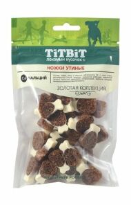 TiTBiT - Золотая коллекция для собак, ножки утиные 55гр