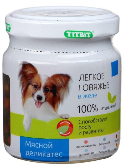 TitBit - Легкое говяжье для Собак в желе 100гр