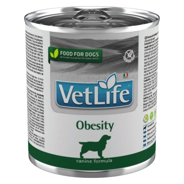 Farmina Vet Life Obesity - Влажный корм для собак при ожирении, 300 г
