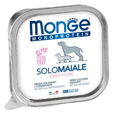 Monge Monoprotein (Монопротеин) - Консервы для собак паштет из свинины