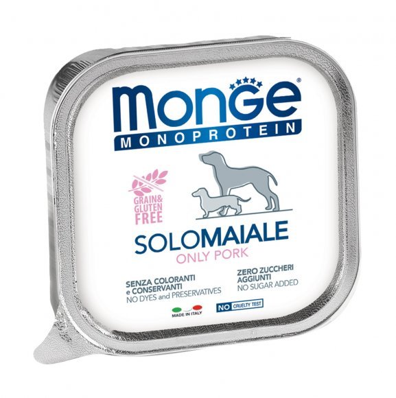 Monge Dog Monoprotein Solo - Консервы для собак паштет из свинины