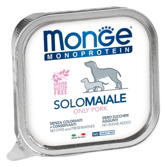 Monge Monoprotein (Монопротеин) - Консервы для собак паштет из свинины