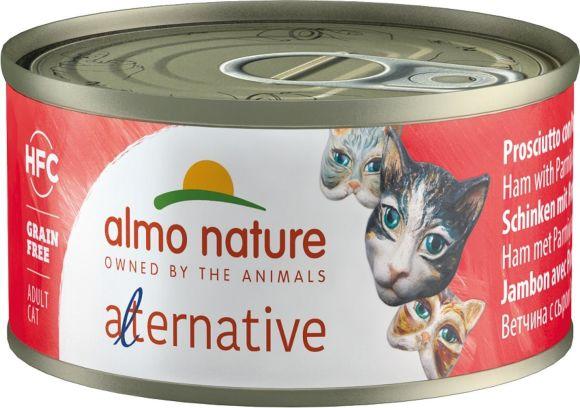 Almo Nature Alternative - HFC Ham And Turkey - Консервы для кошек "Ветчина и индейка" 70 гр