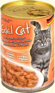 Edel Cat Нежные кусочки в соусе: 3 вида мяса 400 гр
