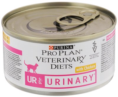 Purina Pro Plan Diets UR Urinary - Консервы для Кошек при Мочекаменной болезни 195 гр Purina Pro Plan Diets UR Urinary - Консервы для Кошек при Мочекаменной болезни 195 гр