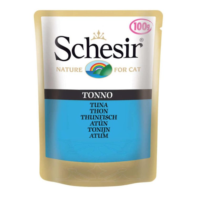 Schesir - Паучи с тунцом для кошек 100 гр