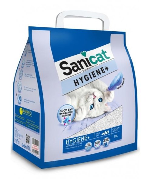 Sani Cat - Облегченный впитывающий наполнитель 3,85кг (Hygiene Plus)