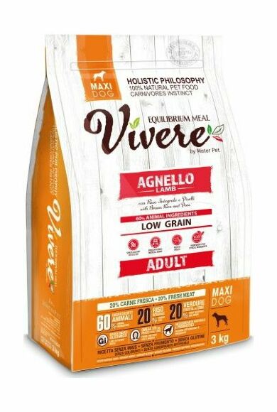 Vivere - Сухой корм для собак крупных пород ягненок