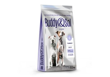 Buddy&amp;amp;Sol - Сухой корм для взрослых собак средних и крупных пород, с индейкой