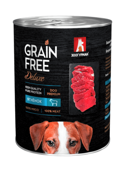 Зоогурман Grain Free - Консервы для собак, с ягненком