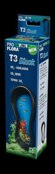 JBL ProFlora T3 BLACK 2 - Специальный CO2 шланг, черный, 3 м