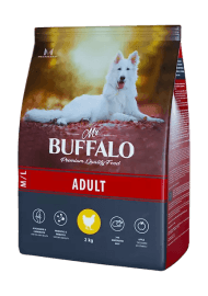 Mr.Buffalo Adult M/L - Сухой корм для взрослых собак средних и крупных пород, с Курицей