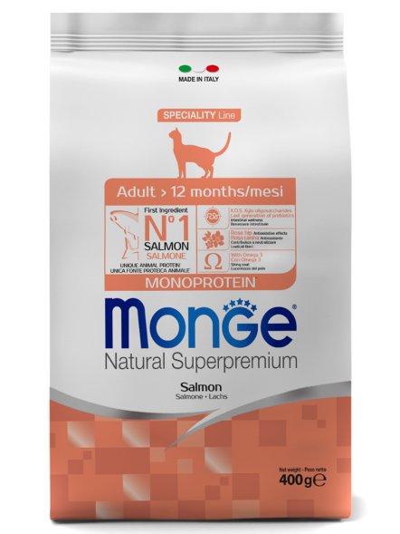Monge Salmon - Корм для взрослых кошек с лососем