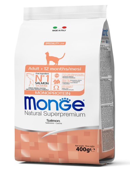 Monge Salmon - Корм для взрослых кошек с лососем