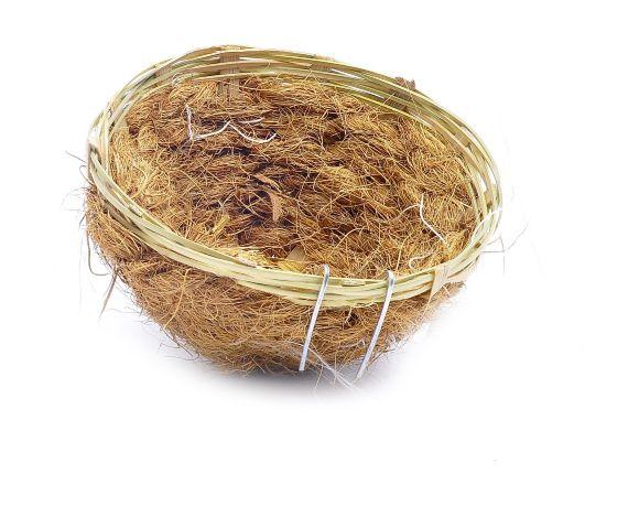 13090.580 Benelux Bird Nest - Gnezdo dlya kanareek (bambyk/kokos) d11.5 sm kypit v zoomagazine «PetXP» Benelux Bird Nest - Гнездо для канареек (бамбук/кокос) d11.5 см