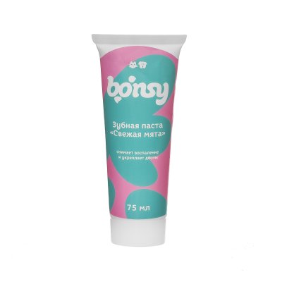 Bonsy - Зубная паста с мятой для кошек и собак, 75 мл Bonsy - Зубная паста с мятой для кошек и собак, 75 мл