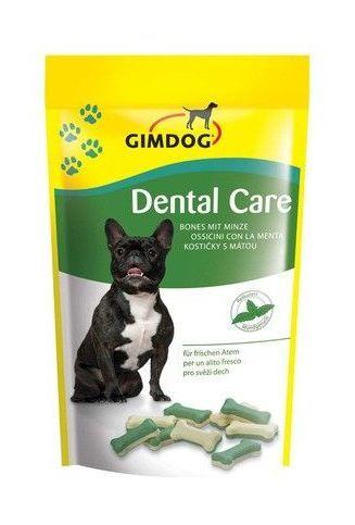 Gimdog Dental Care Mint Bones - витаминизированные косточки для очистки зубов собак с мятой 50 гр