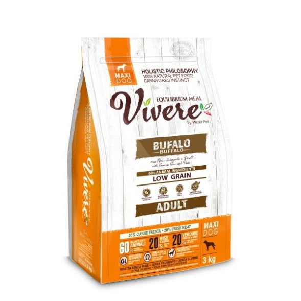 Vivere - Сухой корм для собак крупных пород буйвол