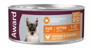 Award - Влажный корм для котят, паштет из курицы с морковью 100г