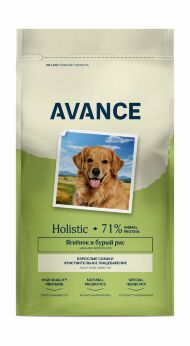 Avance Sensitive - Полнорационный сухой корм для взрослых собак, с чувствительным пищеварением, с ягненком и бурым рисом