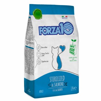 Forza10 Maintenance Sterilized - Сухой корм для взрослых стерилизованных кошек, с Лососем