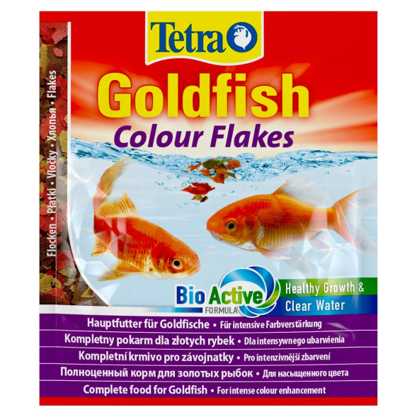 Tetra - Корм в хлопьях для улучшения окраса золотых рыб (Goldfish Colour)