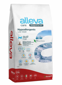 Alleva Care Hypoallergenic Low Grain - Сухой низкозерновой корм для взрослых кошек при аллергии