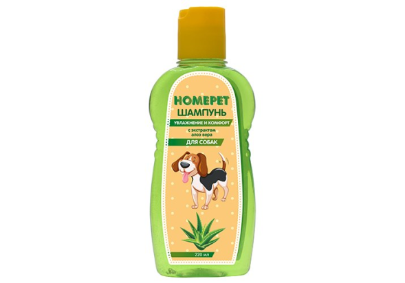Homepet - Шампунь для собак, увлажнение и комфорт с экстрактом алоэ вера 220мл