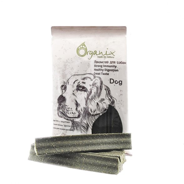 Organix Dental - Лакомство для собак - Зубные палочки &amp;quot;Дентал Стик&amp;quot; макси с эвкалиптом