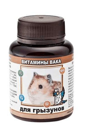 35533.580 Vaka - Vitamini dlya grizynov, 80 tab. kypit v zoomagazine «PetXP» Вака - Витамины для грызунов, 80 таб.