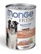 Monge Dog Fresh Chunks in Loaf - Консервы для пожилых собак, мясной рулет с индейкой и овощами 400гр