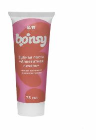 Bonsy - Зубная паста со вкусом печени для кошек и собак, 75 мл