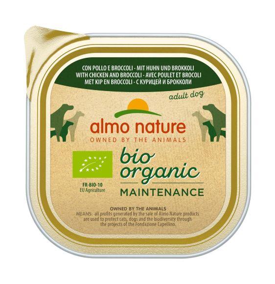 Almo Nature Bio Organic Chicken&Brocolli - Паштет для собак с курицей и брокколи 300гр