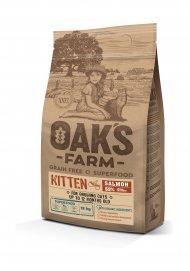 Oak's Farm Kitten - Сухой корм для котят, с лососем