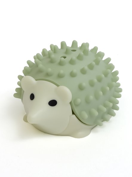PetSHOP - Игрушка - массажер для кошек с креплением и кошачьей мятой, ежик, 6,5 см