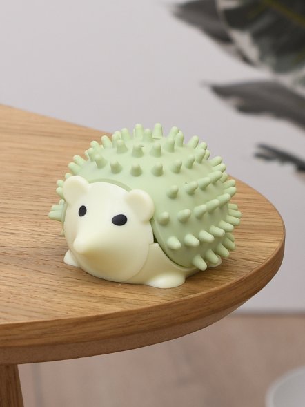 PetSHOP - Игрушка - массажер для кошек с креплением и кошачьей мятой, ежик, 6,5 см