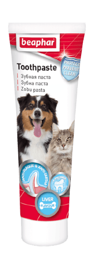 Beaphar Tooth Paste -  Зубная паста для чистки зубов собак и кошек со вкусом печени
