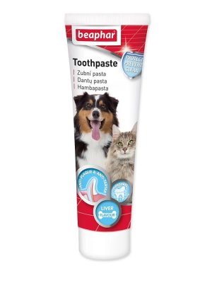 Beaphar - Зубная паста для чистки зубов собак и кошек со вкусом печени (Tooth Paste) Beaphar - Зубная паста для чистки зубов собак и кошек со вкусом печени (Tooth Paste)